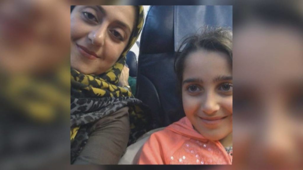 « سحر حقجو » 37 ساله و دختر هشت ساله اش « السا جدیدی »