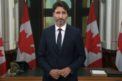 نخست وزیر کانادا خطاب به ملت : موج دوم کووید19 هم اکنون آغاز شده است