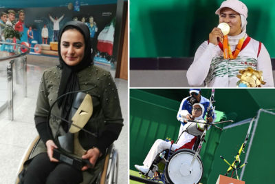 زهرا نعمتی، کماندار معلولی که در تیم ملی قهرمان دو دوره بازی‌های پارالمپیک است