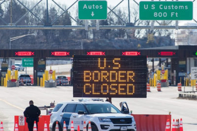 مرز میان کانادا و ایالات متحده حداقل تا 21 مارس برای سفرهای غیر ضروری تعطیل خواهد ماند