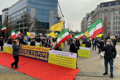 ایرانیان از وزیر امور خارجه آمریکا خواستار مقابله با عملیات تروریستی ایران در اروپا شدند