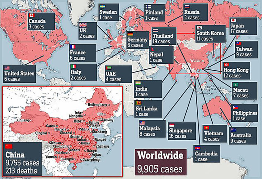 بحران کرونا جهانی می‌شود. آمریکا و استرالیا ورود چینی‌ها را ممنوع کردند
