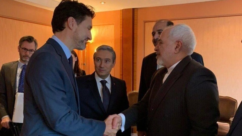 در حاشیه اجلاس امنیتی مونیخ، نخست وزیر و وزیر امور خارجه کانادا با وزیر امور خارجه ایران دیدار کردند