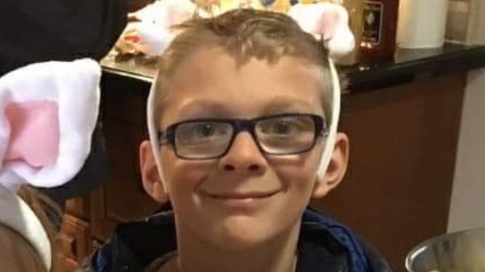 A family member of a nine-year-old boy who fell through the ice on Lake Erie has identified the child as Alexander Ottley.