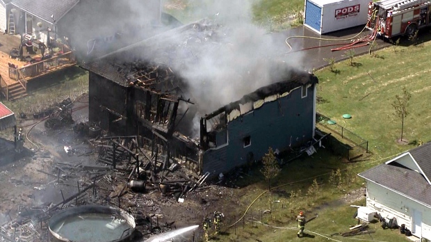 انفجار خانه ای در اسکوگاگ موجب مجروح شدن آتش نشانان شد