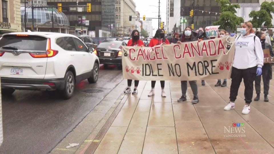 اعتراض در ونکوور و راهپیمایی برای « لغو روز کانادا » به دلیل شرایط کانادا  