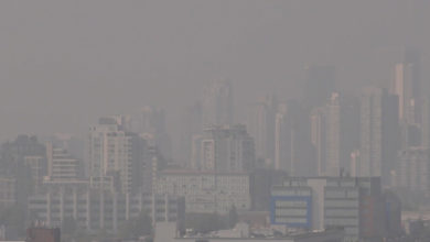 کیفیت هوای ونکوور بدنبال آتش سوزی گسترده کالیفرنیا در بین بدترین هواهای جهان