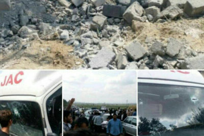 اصابت 5 خمپاره به خاک ایران و زخمی شدن یک کودک درپی جنگ ارمنستان و جمهوری آذربایجان