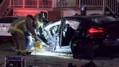 نوجوانان خودروی پورشه واژگون شده در تصادف تورنتو به سن قانونی نرسیده بودند