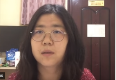 محکومیت ژانگ ژان روزنامه نگار چینی بدلیل ارائه گزارشات اولیه در مورد ویروس کرونا در ووهان