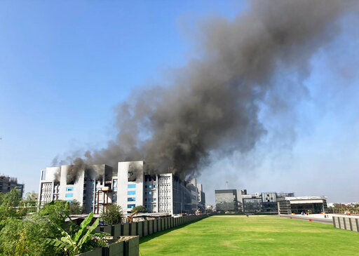آتش سوزی در ساختمان بزرگترین تولید کننده واکسن کووید19 در هند / ۵ نفر کشته شدند