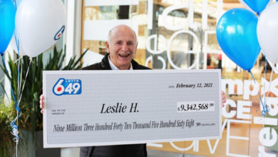 مردی از وست ونکوور با برنده شدن جایزه 9.3 میلیون دلاری لوتو شوکه شد