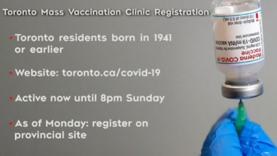 ساکنان تورنتو (بالای 80 سال) میتوانند از امروز اقدام به رزرو آنلاین وقت واکسیناسیون کنند