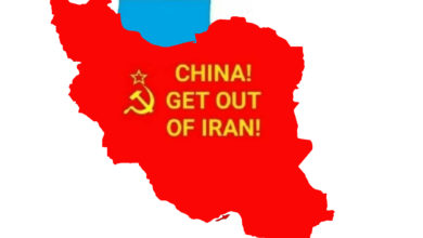 شماری از ایرانیان در اعتراض به امضای قرارداد چین با ایران : با رژیم رو به افول ایران قرارداد نبدید