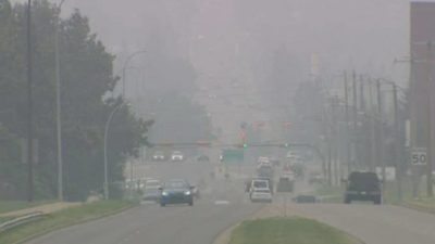 صدور اطلاعیه ویژه کیفیت هوا به دلیل میزان بالای دود ناشی از جنگل سوزی در تورنتو