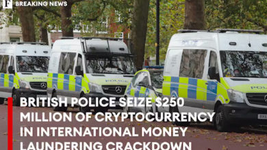 تصویر از پلیس بریتانیا در یک عملیات ضد پول‌شویی بین‌المللی ۲۵۰ میلیون دلار کریپتوکارنسی را توقیف کرد