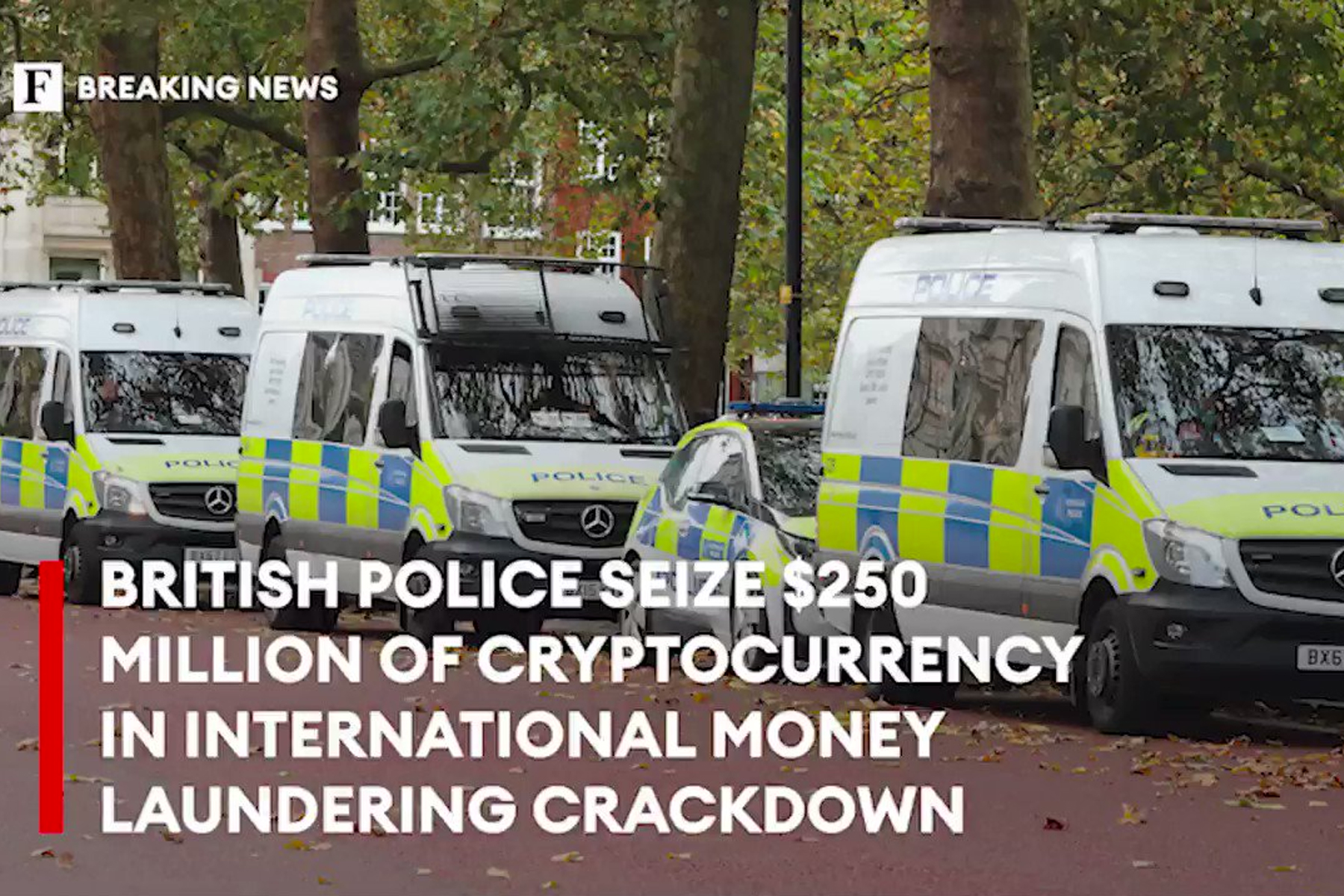 پلیس بریتانیا در یک عملیات ضد پول‌شویی بین‌المللی 250 میلیون دلار کریپتوکارنسی را توقیف کرد