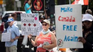 تصویر از هشدار مقامات انتاریو به معترضان «بزدل» ضد واکسن پیش از برگزاری تظاهرات در مقابل بیمارستان‌ها