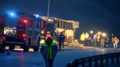 کشته شدن دست کم 45 نفر در اثر تصادف و آتش سوزی اتوبوس توریستی در بلغارستان