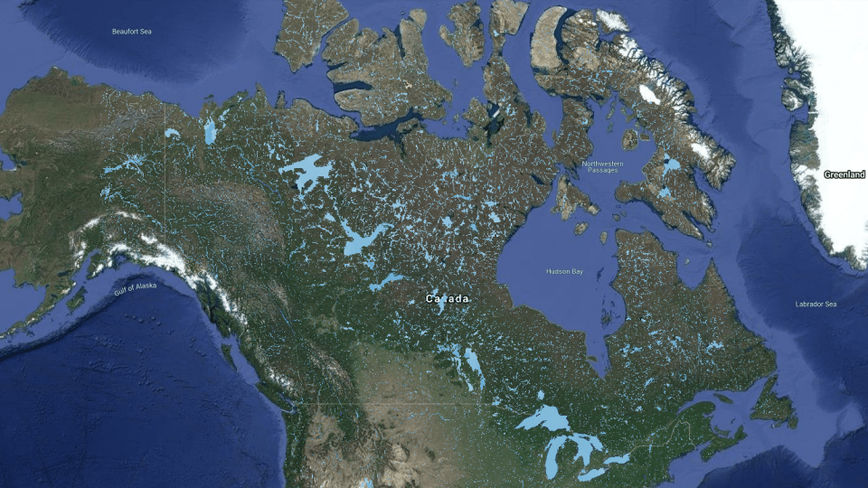اولین نقشه تعاملی مناطق وقوع سیل و آب‌گرفتگی در کانادا