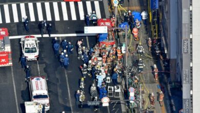 تصویر از در پی آتش سوزی مشکوک در اوزاکا، ژاپن ۲۴ نفر کشته شدند