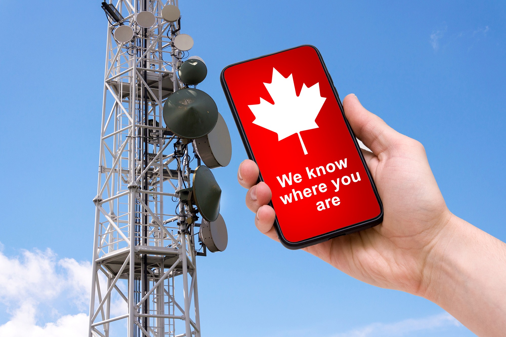 کانادا مخفیانه تلفن همراه 33 میلیون نفر را در طول برقراری منع آمد و شد ردیابی کرده است