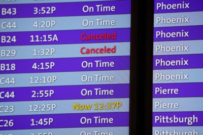 کابوس مسافرت : 2،000 پرواز دیگر نیز روز دوشنبه لغو شد
