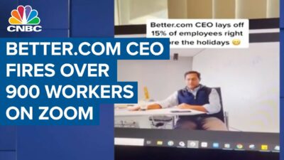 مدیرعامل شرکت وام مسکن بتردات‌کام 900 کارمند خود را در وبینار اینترنتی زوم اخراج کرد