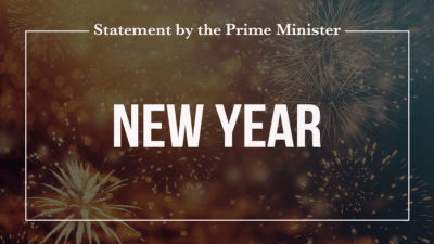 نخست وزیر کانادا جاستین ترودو به مناسبت سال نو بیانیه صادر کرد