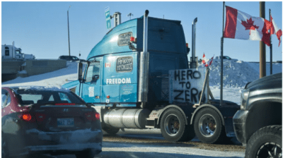 اعتراض کاروان آزادی راننده کامیون ها در اتاوا
