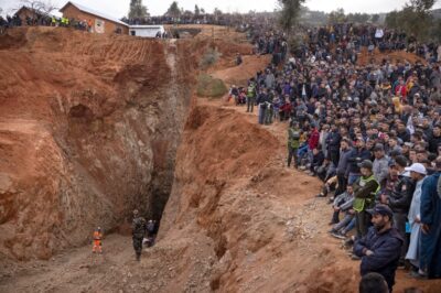 عملیات نجات پسر مراکشی که به عمق یک چاه عمیق سقوط کرده بود پس از 5 روز پایان یافت