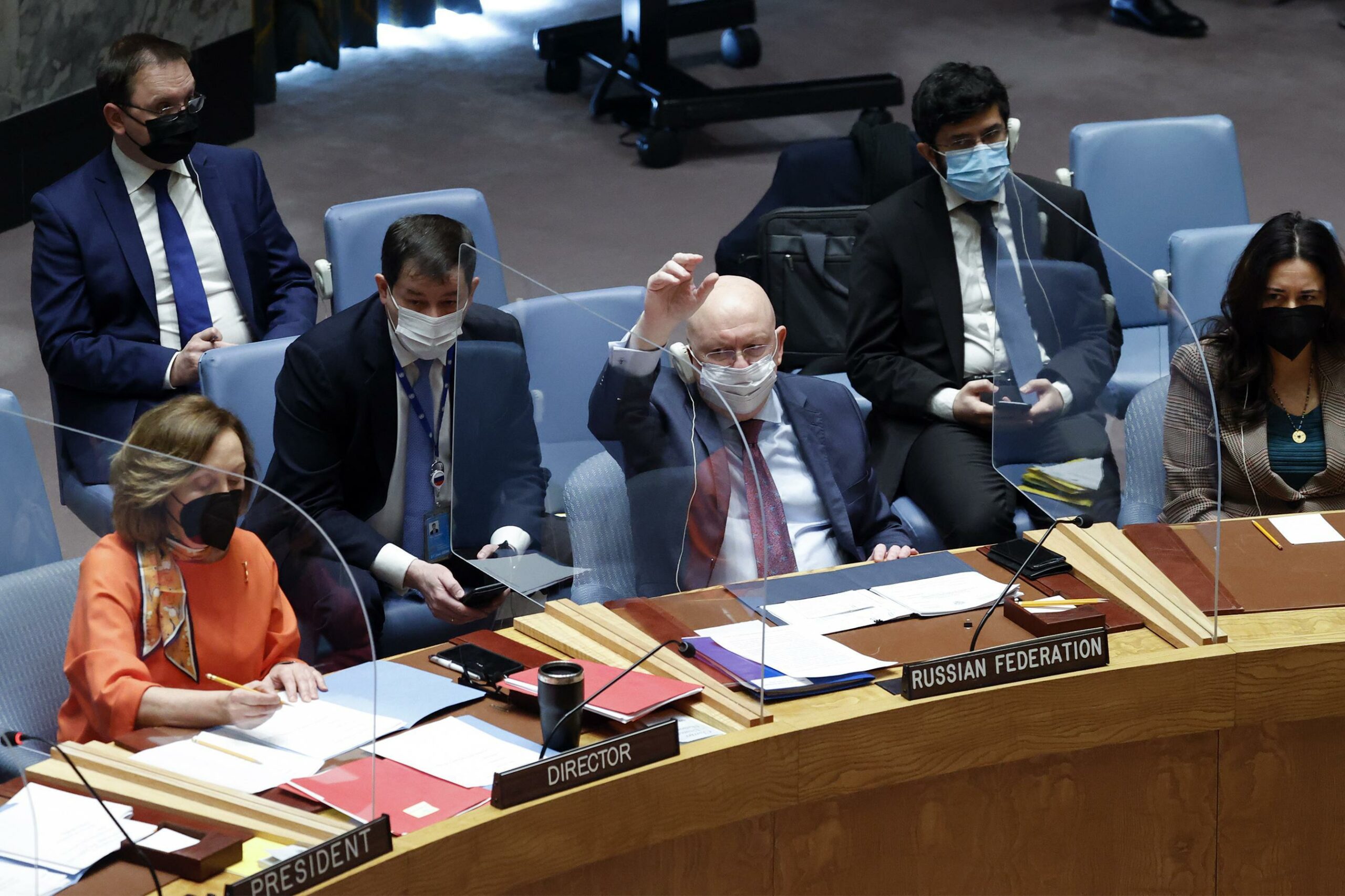 روسیه قطعنامه سازمان ملل که خواستار توقف حمله روسیه به اوکراین است را وتو کرد