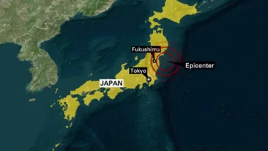 تصویر از زلزله ۷.۳ ریشتری شمال ژاپن را لرزاند، خطر سونامی رو به کاهش است