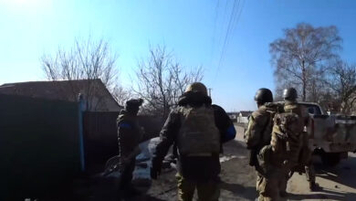 تصویر از ضدحمله اوکراینی‌ها در شرق خارکیف روستاها را از دست نیروهای روسیه درآورد