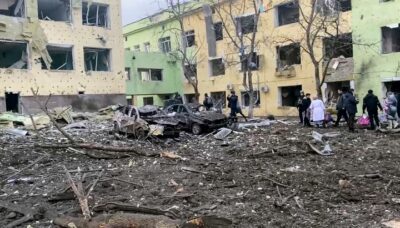 بیمارستان کودکان و زایشگاه ماریوپل توسط روسیه بمباران شد