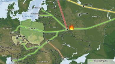 تصویر از در ساعات اولیه بامداد امروز دو آتش سوزی عظیم در انبارهای نفت روسیه در مرز اوکراین رخ داد