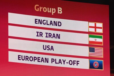 تیم ملی فوتبال ایران در قرعه کشی جام جهانی ۲۰۲۲ با انگلیس و آمریکا هم گروه شد
