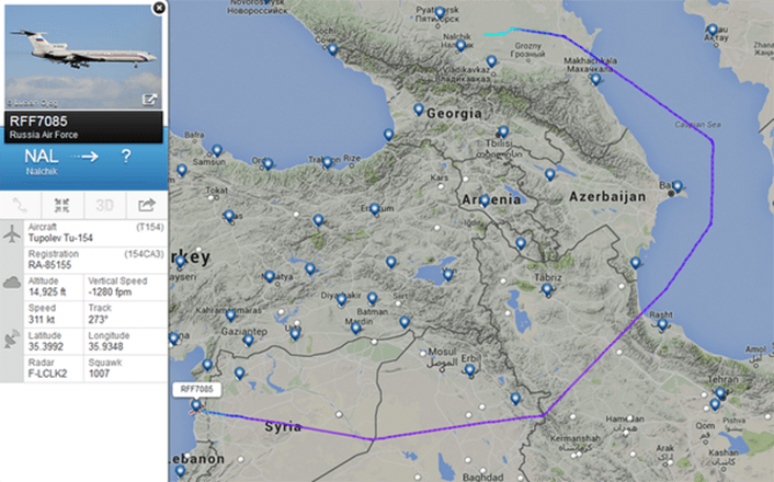 ترکیه حریم هوایی خود را به روی نیروهای مسلح روسیه برای رسیدن به سوریه مسدود کرد