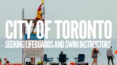 شهرداری تورنتو نجات غریق و مربی شنا استخدام می کند