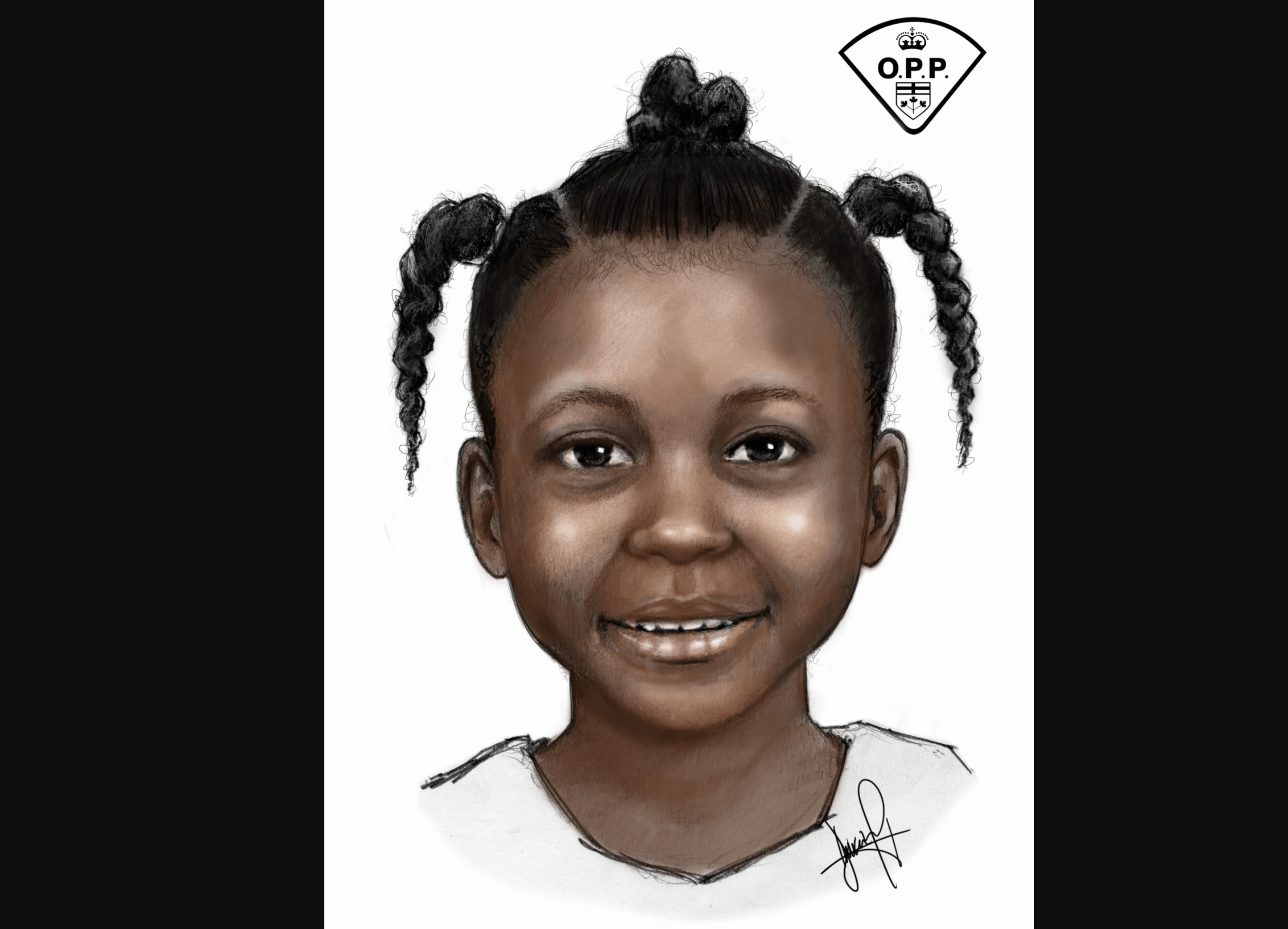 پلیس تورنتو تصویر طراحی شده دختری را که بقایای او در زباله دانی پیدا شد منتشر کرد