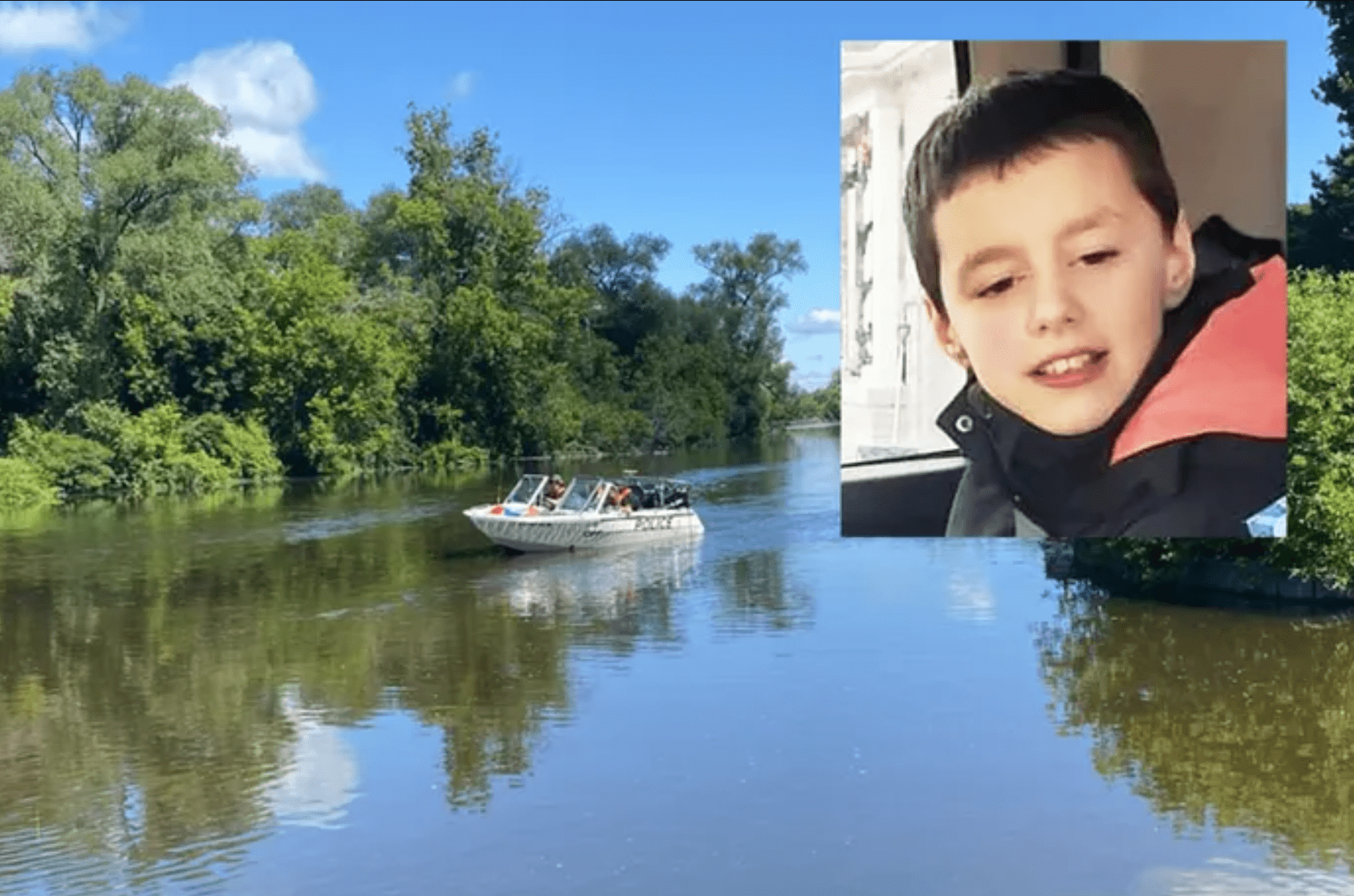 پیکر بی جان پسربچه 11 ساله‌‌ای که یکشنبه در انتاریو گم شده بود در رودخانه پیدا شد