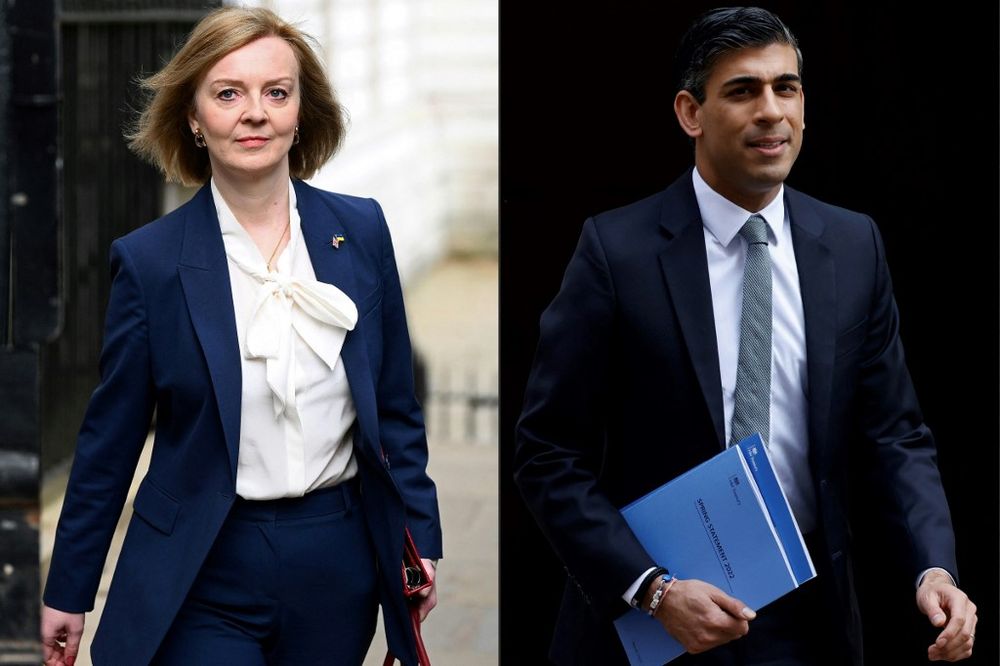 ریشی سوناک و لیز تراس به عنوان دو نامزد نهایی رقابت برای تصدی پست نخست وزیری بریتانیا انتخاب شدند