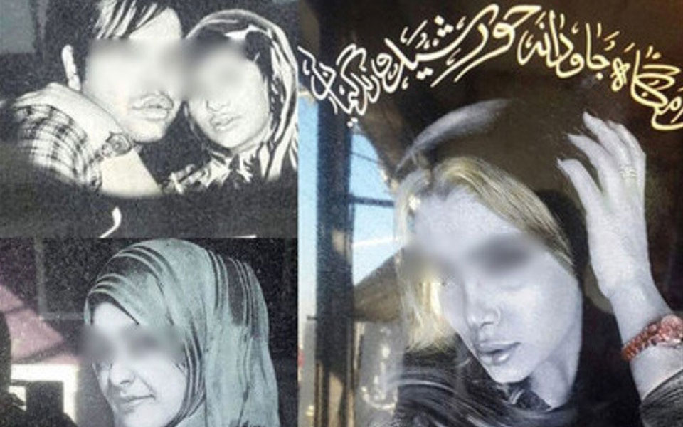 سنگ قبر ها با عکس بی‌حجاب و بدحجاب در بهشت زهرا تهران جمع‌آوری می‌شوند