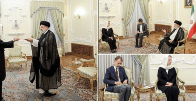 سفیر جدید سوئیس در تهران نادین اولیویه‌ری لوزانو از همایون شجریان قدردانی کرد