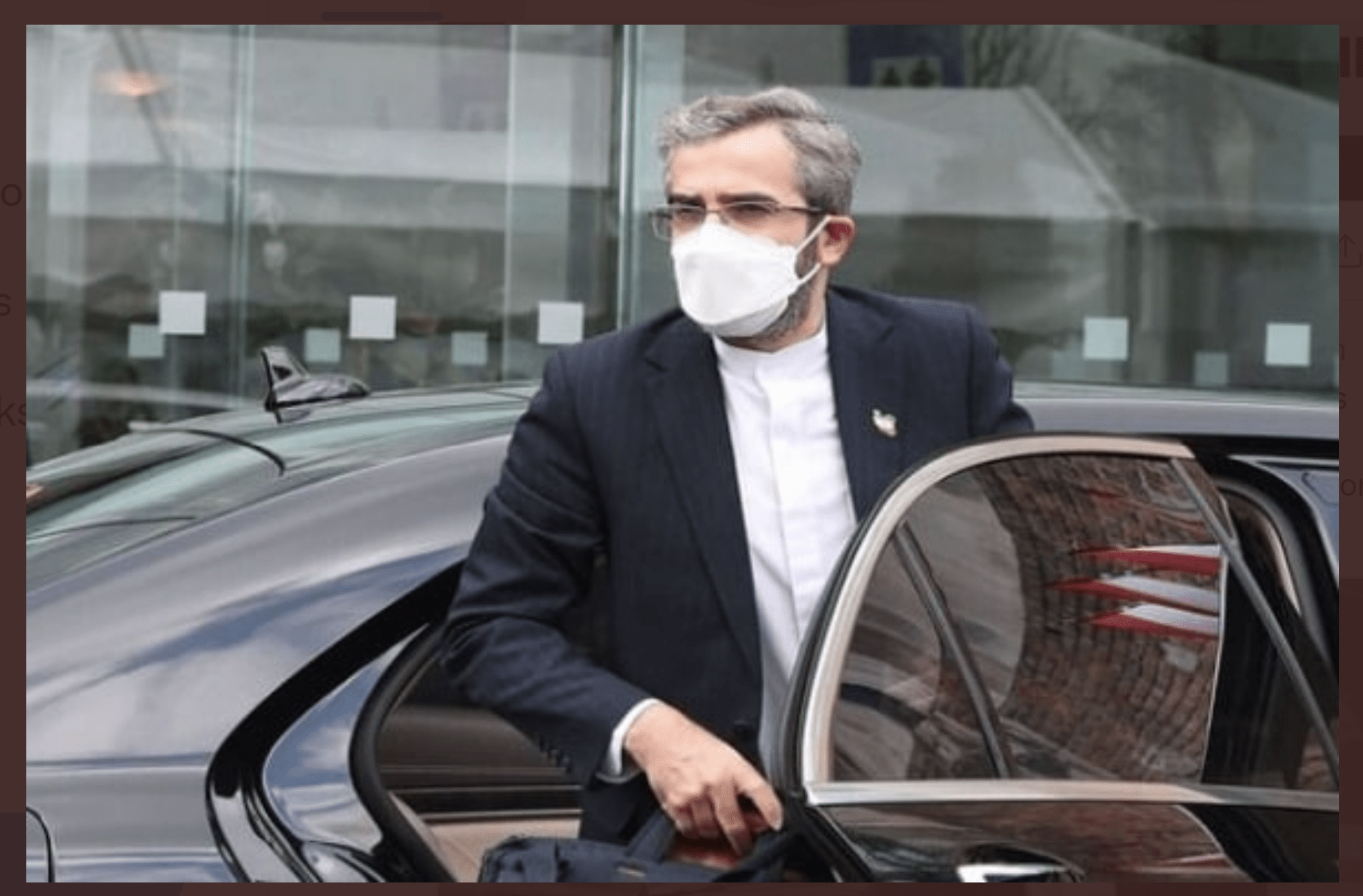 علی باقری کنی مذاکره کننده ارشد ایران برای ادامه مذاکرات احیای برجام وارد وین شد