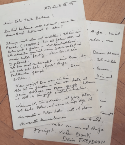 نامه‌های عاشقانه فریدون فرخزاد به یک مرد لهستانی به طور اتفاقی پیدا شد