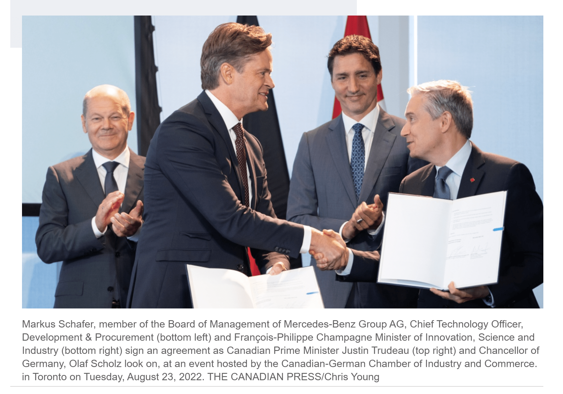 کانادا و آلمان قراردادی برای انتقال هیدروژن امضا کردند که اولین تحویل آن از سال 2025 آغاز خواهد شد