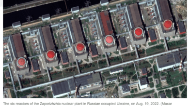 تصویر از نگرانی ها از نشت تشعشعات هسته ای در نزدیکی نیروگاه هسته ای اوکراین شدت گرفته است