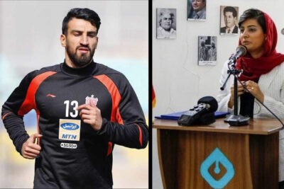 حسین ماهینی فوتبالیست سابق و الهه محمدی گزارشگر خبر قتل مهسا امینی بازداشت شدند