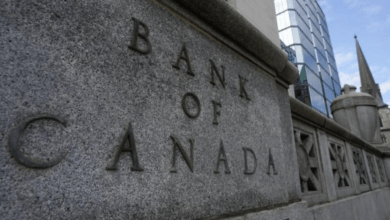 بانک مرکزی کانادا نرخ بهره را با 75 واحد پایه افزایش به 3.25 درصد رساند